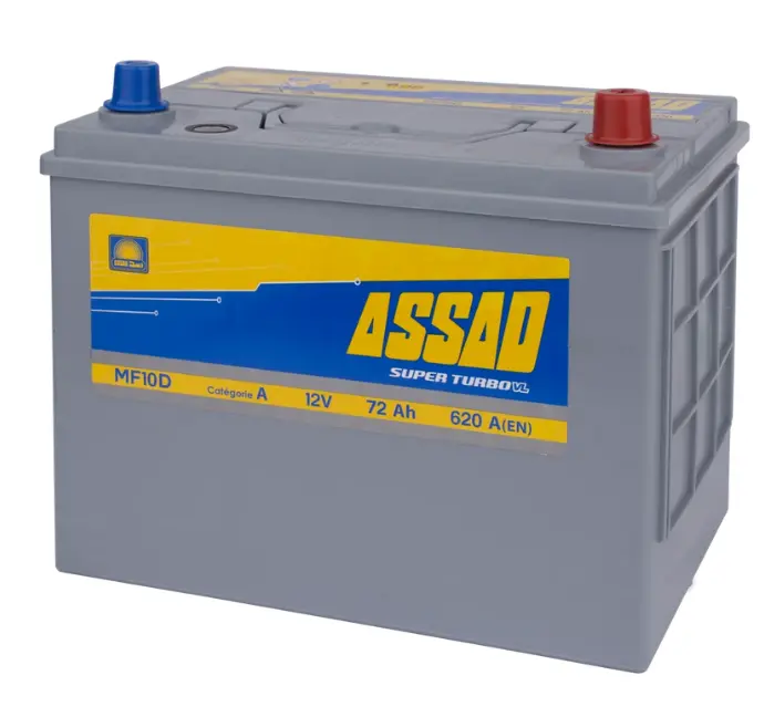 BATTERIE ASSAD SUPER TURBO TRUCK 620A, 72AH, MF10 D/G
