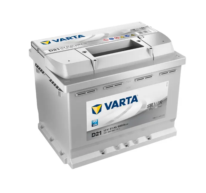 BATTERIE VARTA SILVER DYNAMIC 61AH, 600A, 5614000603162 D21 L2 B 
