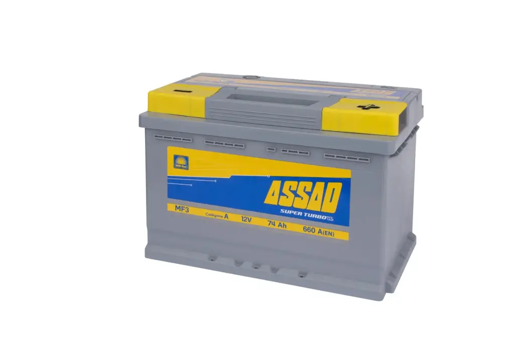 BATTERIE ASSAD SUPER TURBO TRUCK 660A, 74AH, MF3 D/G