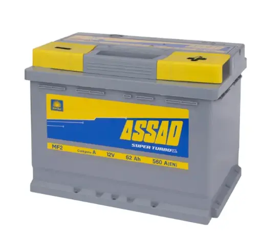 BATTERIE ASSAD SUPER TURBO TRUCK 560A, 62AH, MF2 D/G
